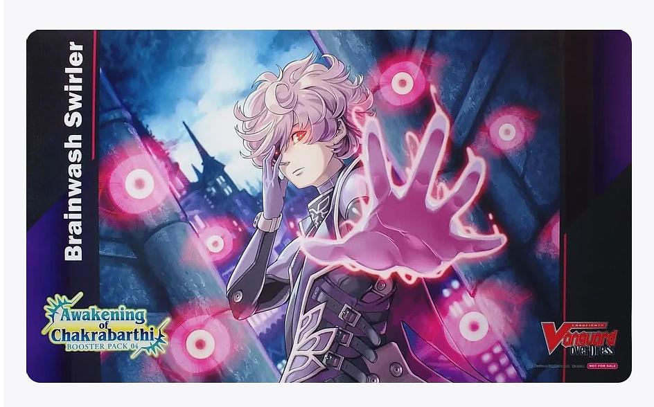 Cardfight!! Vanguard overDress Preorder Playmat: Awakening of Chakrabarthi - Brainwash Swirler - Bushiroad Playmats